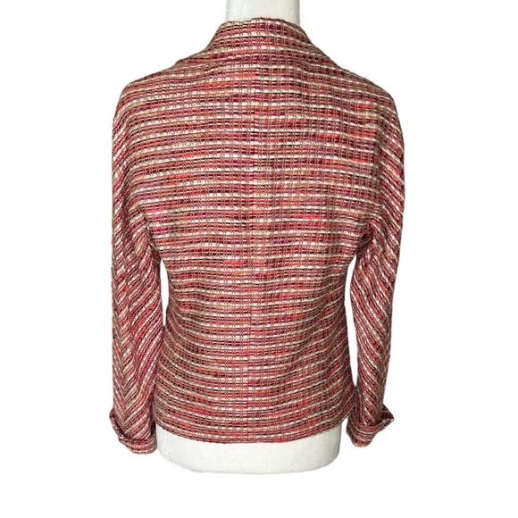 Lafayette 148 Tweed Cropped Blazer - 6 - Picture 5 of 11